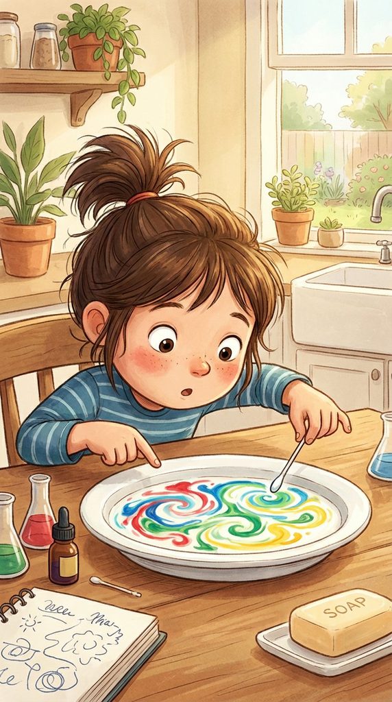 彩虹牛奶实验在讲什么