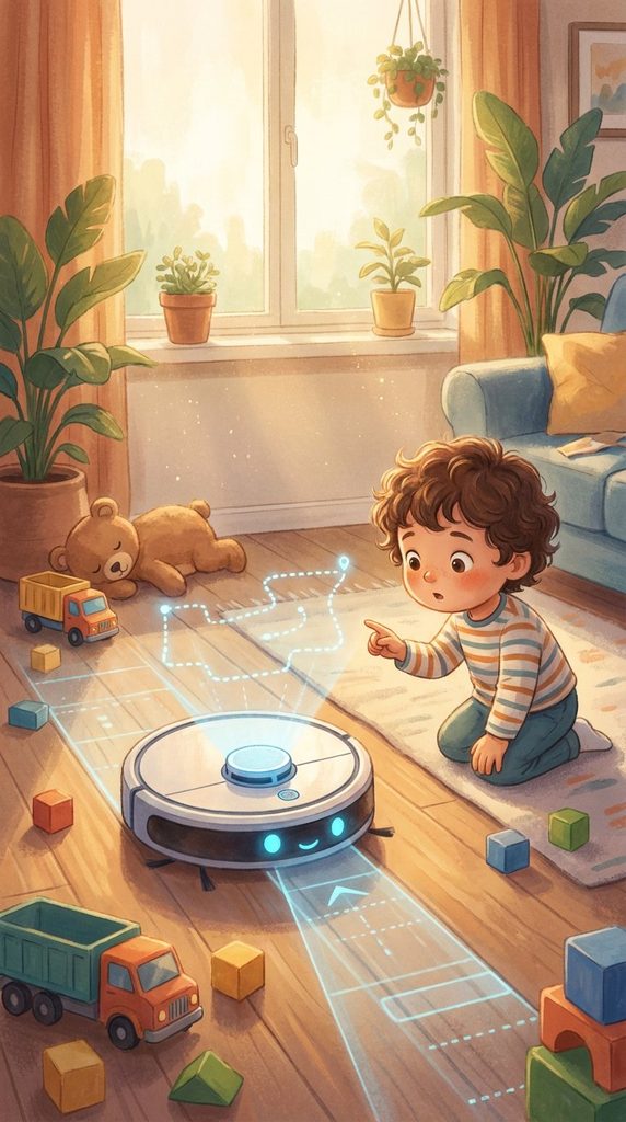 扫地机器人如何认路